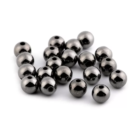 Műanyag teklagyöngyök / Glance Metalic gyöngyök Ø8 mm - 3 antracit (20 g-os csomagolás) Műanyag teklagyöngyök / Glance Metalic gyöngyök Ø8 mm - 3 antracit (20 g-os csomagolás)