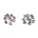 Felvarrható satonok / strassz tokban Ø10 mm - Ø10 mm crystal (40 db-os csomagolás) Felvarrható satonok / strassz tokban Ø10 mm - Ø10 mm crystal (40 db-os csomagolás)
