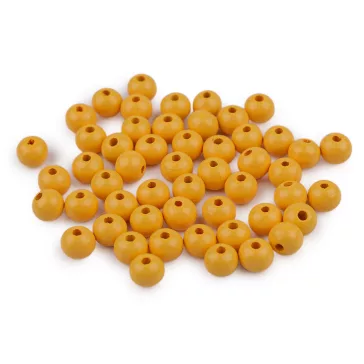   Fagyöngyök Ø8 mm - 5 sárgásbézs dunkel (100 g-os csomagolás)