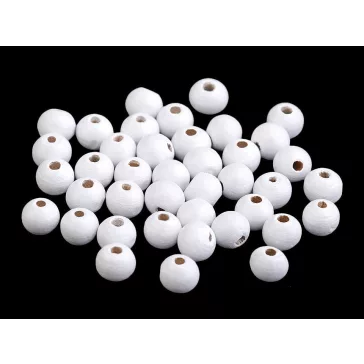 Fagyöngyök Ø8 mm - 43 fehér (100 g-os csomagolás)