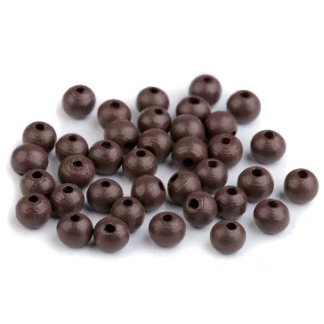 Fagyöngyök Ø8 mm - 48 sötétbarna (100 g-os csomagolás)