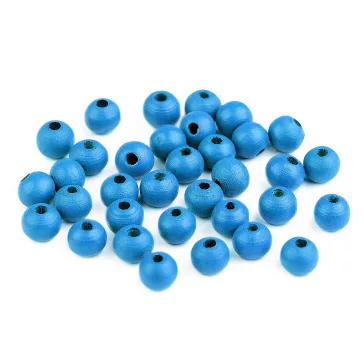 Fagyöngyök Ø8 mm - 12 azúrkék (100 g-os csomagolás)