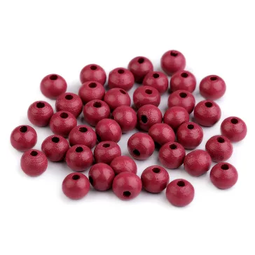 Fagyöngyök Ø8 mm - 33 bordó (100 g-os csomagolás)