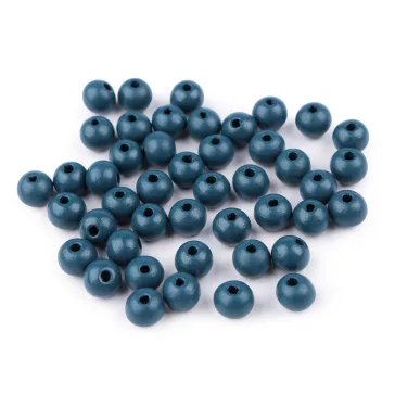   Fagyöngyök Ø8 mm - 84 olajkék dunkel (20 g-os csomagolás)