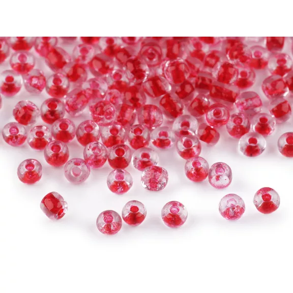 Üveg kásagyöngyök 6/0 - 4 mm-es lyuk élénk színek - 185B piros (50 g-os csomagolás) Üveg kásagyöngyök 6/0 - 4 mm-es lyuk élénk színek - 185B piros (50 g-os csomagolás)