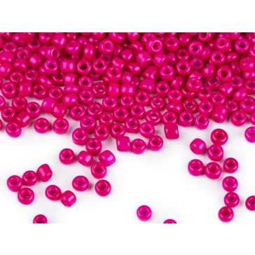   Üveg kásagyöngyök 12/0 2mm-es nem átlátszó - 9992 pink (50 g-os csomagolás)