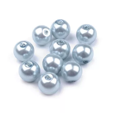   Tekla üveggyöngyök Ø8 mm - 09B galamb kék (2000 g-os csomagolás)