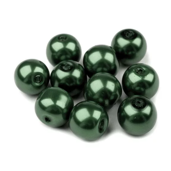 Tekla üveggyöngyök Ø8 mm - 59B zöld sötét (50 g-os csomagolás) Tekla üveggyöngyök Ø8 mm - 59B zöld sötét (50 g-os csomagolás)