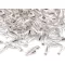 Preciosa csavart szalmagyöngy 6 mm kásagyöngy - 78102 ezüst (20 g-os csomagolás)