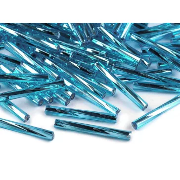  Rokajl Preciosa csavart szalmagyöngy 20 mm kásagyöngy - 67010 azúrkék (400 g-os csomagolás)