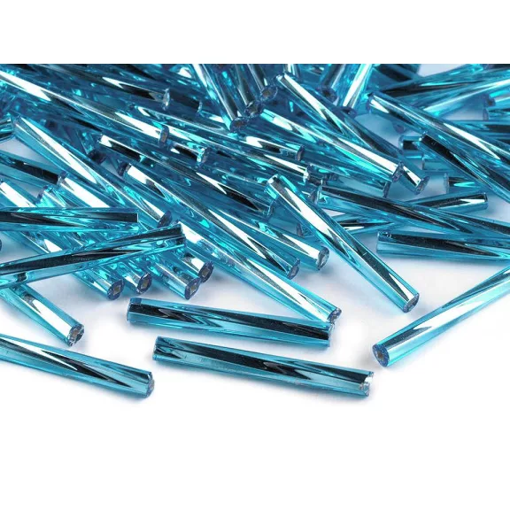 Rokajl Preciosa csavart szalmagyöngy 20 mm kásagyöngy - 67010 azúrkék (400 g-os csomagolás) Rokajl Preciosa csavart szalmagyöngy 20 mm kásagyöngy - 67010 azúrkék (400 g-os csomagolás)