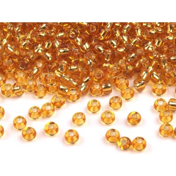   Preciosa kásagyöngy 8/0 - 3 mm - 17050 arany (20 g-os csomagolás)