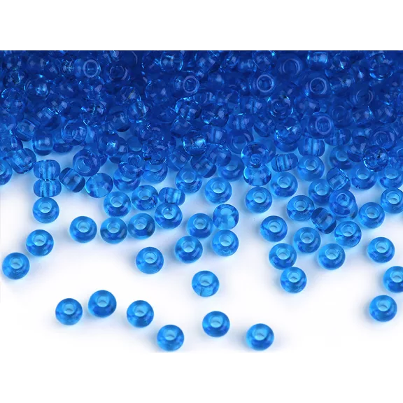 Preciosa kásagyöngy 10/0 - 2,3 mm fényes - 60030 égszínkék átlátszó (200 g-os csomagolás) Preciosa kásagyöngy 10/0 - 2,3 mm fényes - 60030 égszínkék átlátszó (200 g-os csomagolás)
