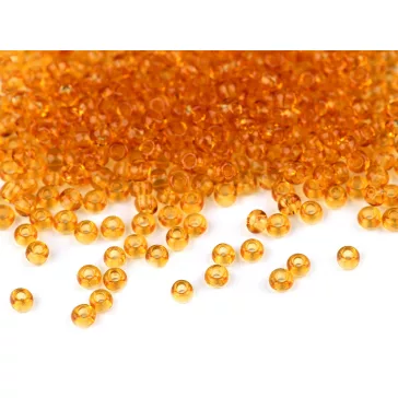   Preciosa kásagyöngy 10/0 - 2,3 mm fényes - 10050 arany átlátszó (400 g-os csomagolás)