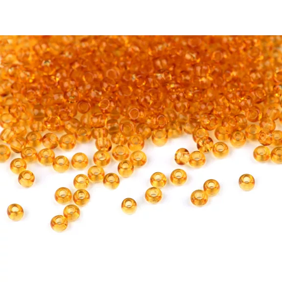 Preciosa kásagyöngy 10/0 - 2,3 mm fényes - 10050 arany átlátszó (400 g-os csomagolás) Preciosa kásagyöngy 10/0 - 2,3 mm fényes - 10050 arany átlátszó (400 g-os csomagolás)