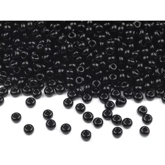 Preciosa kásagyöngy 10/0 - 2,3 mm - 23980 fekete (400 g-os csomagolás) Preciosa kásagyöngy 10/0 - 2,3 mm - 23980 fekete (400 g-os csomagolás)