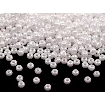   Preciosa kásagyöngy gyögyház 10/0 - 2,3 mm - 46102 fehér (200 g-os csomagolás)
