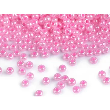   Preciosa kásagyöngy gyögyház 10/0 - 2,3 mm - 37175 rózsaszín világos (400 g-os csomagolás)