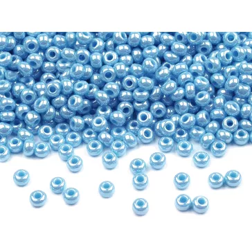   Preciosa kásagyöngy gyögyház 10/0 - 2,3 mm - 68050 világoskék (400 g-os csomagolás)