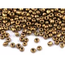 Kásagyöngy 8/0 - 3 mm matál, nem átlátszó - QK451 arany klasszik (150 g-os csomagolás) Kásagyöngy 8/0 - 3 mm matál, nem átlátszó - QK451 arany klasszik (150 g-os csomagolás)