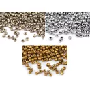 Kásagyöngy 8/0 - 3 mm matál, nem átlátszó - QK451 arany klasszik (150 g-os csomagolás) Kásagyöngy 8/0 - 3 mm matál, nem átlátszó - QK451 arany klasszik (150 g-os csomagolás)