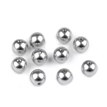   Műanyag teklagyöngyok / Glance gyöngyök Ø10 mm - F58 vil szürkéskék (20 g-os csomagolás)