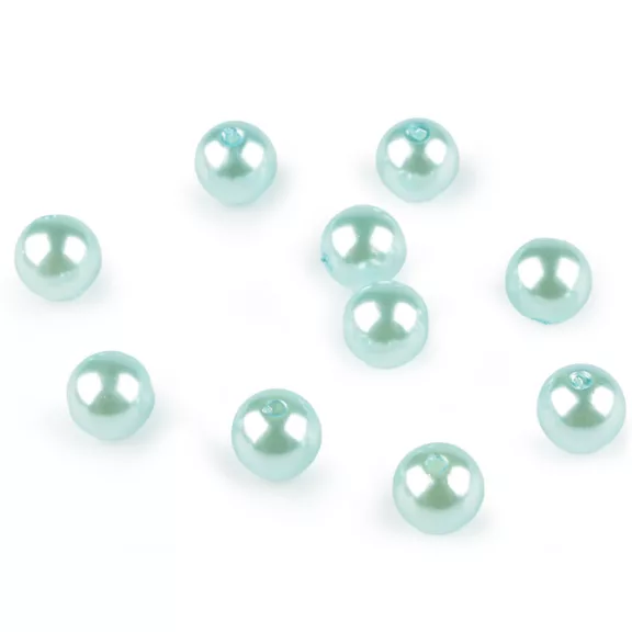 Műanyag teklagyöngyok / Glance gyöngyök Ø10 mm - F18 mentolzöld (20 g-os csomagolás) Műanyag teklagyöngyok / Glance gyöngyök Ø10 mm - F18 mentolzöld (20 g-os csomagolás)