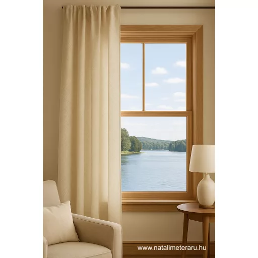 Rombusz mintás jacquard kevert szálas len szövet 305 cm széles