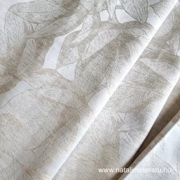   Leaf patterned damask fabric with a water-repellent finish - 305 cm wide
