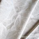 Leaf patterned damask fabric with a water-repellent finish - 305 cm wide