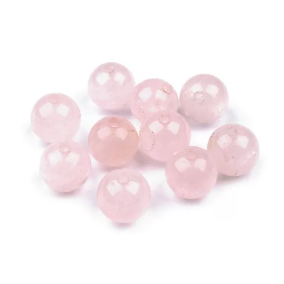 Rózsakvarc ásványgyöngy Ø8 mm - 1 rózsakvarc (10 db-os csomagolás) Rózsakvarc ásványgyöngy Ø8 mm - 1 rózsakvarc (10 db-os csomagolás)