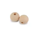 Fagyöngyök Ø18 mm nem lakkozott - természetes világos (100 db-os csomagolás) Fagyöngyök Ø18 mm nem lakkozott - természetes világos (100 db-os csomagolás)
