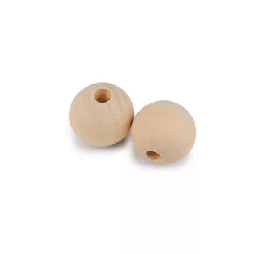   Fagyöngyök Ø18 mm nem lakkozott - természetes világos (100 db-os csomagolás)