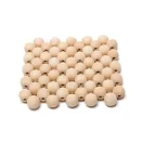 Fagyöngyök Ø18 mm nem lakkozott - természetes világos (100 db-os csomagolás) Fagyöngyök Ø18 mm nem lakkozott - természetes világos (100 db-os csomagolás)