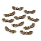 Fém köztes gyöngy angyal szárny 7x22mm - platina (500 db-os csomagolás) Fém köztes gyöngy angyal szárny 7x22mm - platina (500 db-os csomagolás)