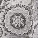 Szürke mandala mintás prémium pamutvászon 220 cm széles Szürke mandala mintás prémium pamutvászon 220 cm széles