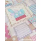 Rózsaszín patchwork gyerekmintás pamut batiszt