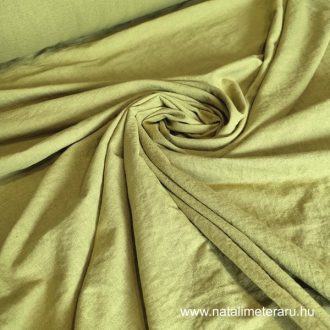 Mustársárga kevertszálas kőmosott lenvászon