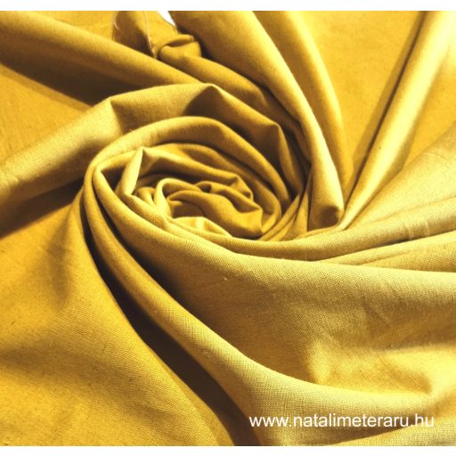 Okker sárga lenvászon - 0,9 méter - UTOLSÓ DARAB