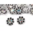 Strassz gombok mérete 10 mm - 3 (16") crystal (10 db-os csomagolás) Strassz gombok mérete 10 mm - 3 (16") crystal (10 db-os csomagolás)
