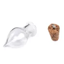 Üvegcse medál 13x37 mm könnycsepp - Transparent (50 fiola) Üvegcse medál 13x37 mm könnycsepp - Transparent (50 fiola)