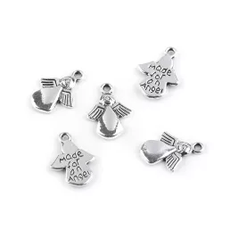 Medál 13x18 mm angyal