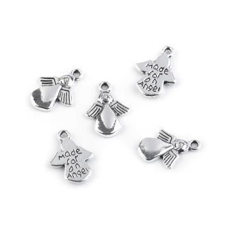 Medál 13x18 mm angyal