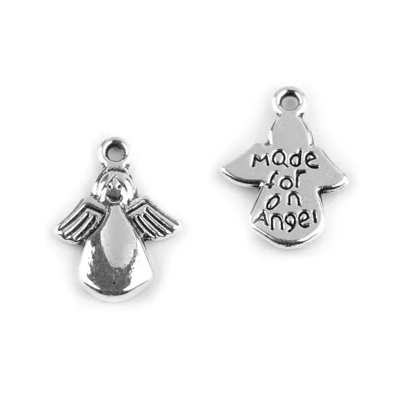 Medál 13x18 mm angyal - platina patinával
130233 210829 130265 130268 130308 (250 db-os csomagolás) Medál 13x18 mm angyal - platina patinával
130233 210829 130265 130268 130308 (250 db-os csomagolás)