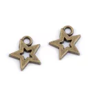 Csillag medál 12x12 mm - platina (500 db-os csomagolás) Csillag medál 12x12 mm - platina (500 db-os csomagolás)