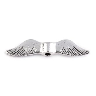 Fém köztes gyöngy angyalszárny 5x24 mm
