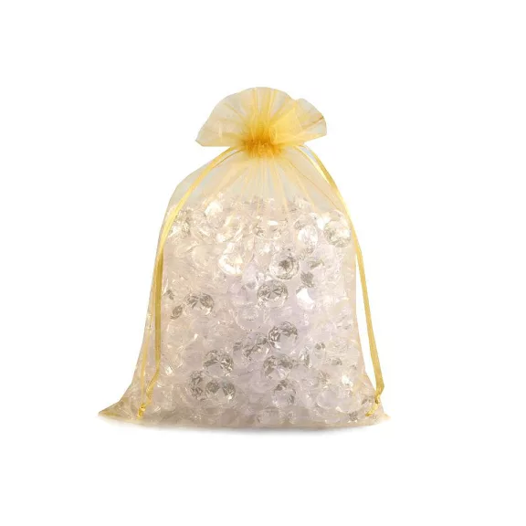 Organza ajándéktasak 20x26 cm - 1 arany (100 db-os csomagolás) Organza ajándéktasak 20x26 cm - 1 arany (100 db-os csomagolás)