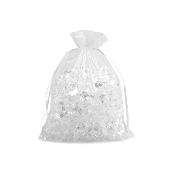 Organza ajándéktasak 20x26 cm - 11 fehér (100 db-os csomagolás) Organza ajándéktasak 20x26 cm - 11 fehér (100 db-os csomagolás)