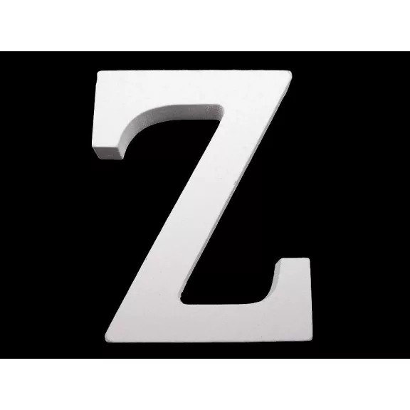 Fa dekoráció betűk - 22 "Z" hófehér (20 db-os csomagolás) Fa dekoráció betűk - 22 "Z" hófehér (20 db-os csomagolás)