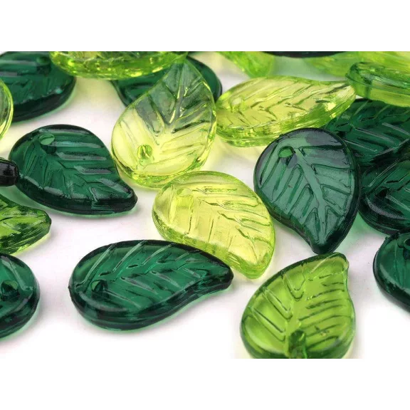 Műanyag levélke gyöngy vegyes 9x14 mm átlátszó - narancssárga mix (500 g-os csomagolás) Műanyag levélke gyöngy vegyes 9x14 mm átlátszó - narancssárga mix (500 g-os csomagolás)